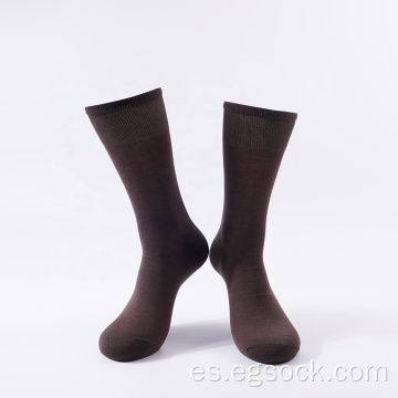 Calcetines de vestir de algodón mercerizado para hombres-M6